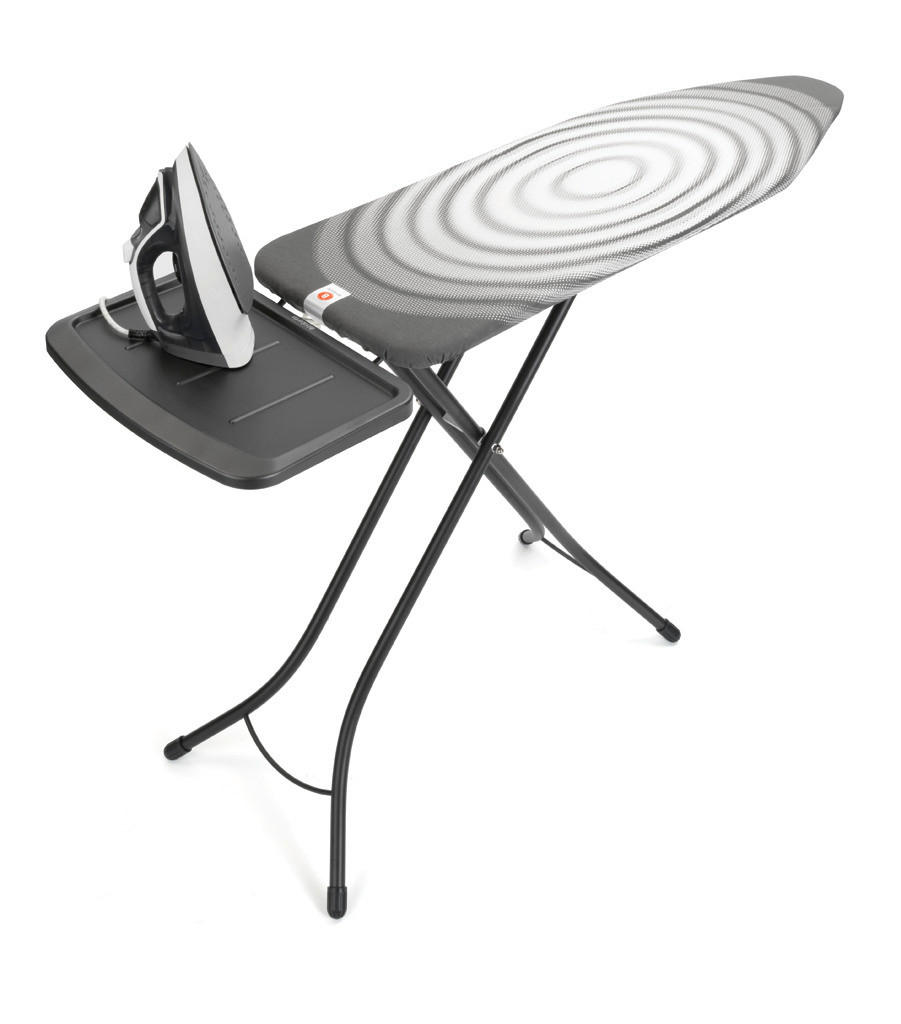 BÜGELBRETT - Weiss/Grau, Basics, Textil (38/124/7.5cm) - Brabantia