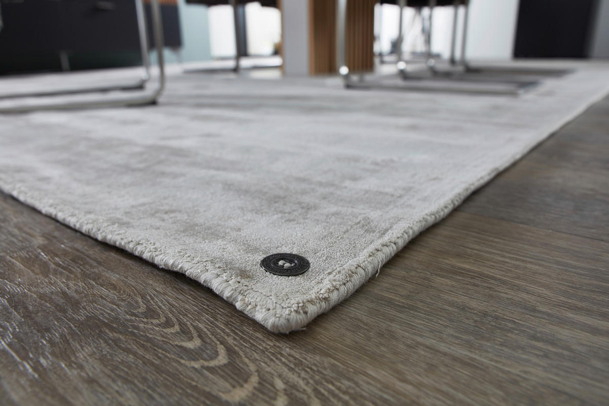 HANDWEBTEPPICH 250/350 cm Silberfarben rechteckig  - Silberfarben, Basics, Textil (250/350cm) - Tom Tailor