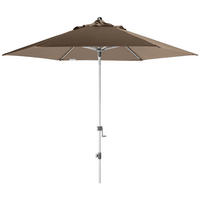 SONNENSCHIRM 280 cm Greige  - Greige/Silberfarben, Basics, Textil/Metall (280/280cm) - Doppler