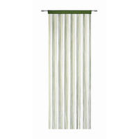 PERDEA DIN FRANJURI transparent  - verde deschis/verde închis, Basics, textil (90/245cm) - Boxxx