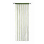 FADENVORHANG transparent  - Dunkelgrün/Naturfarben, Basics, Textil (90/245cm) - Boxxx