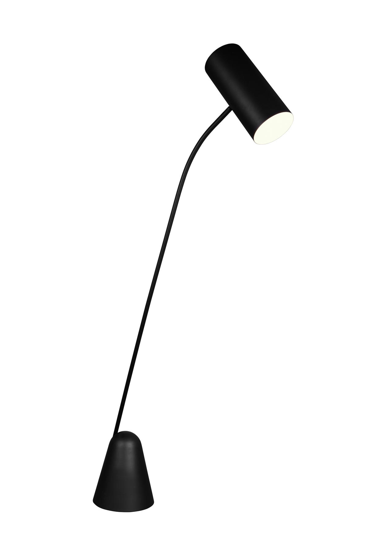 STEHLEUCHTE    - Schwarz, KONVENTIONELL, Metall (206/30/85,5cm) - Cinque