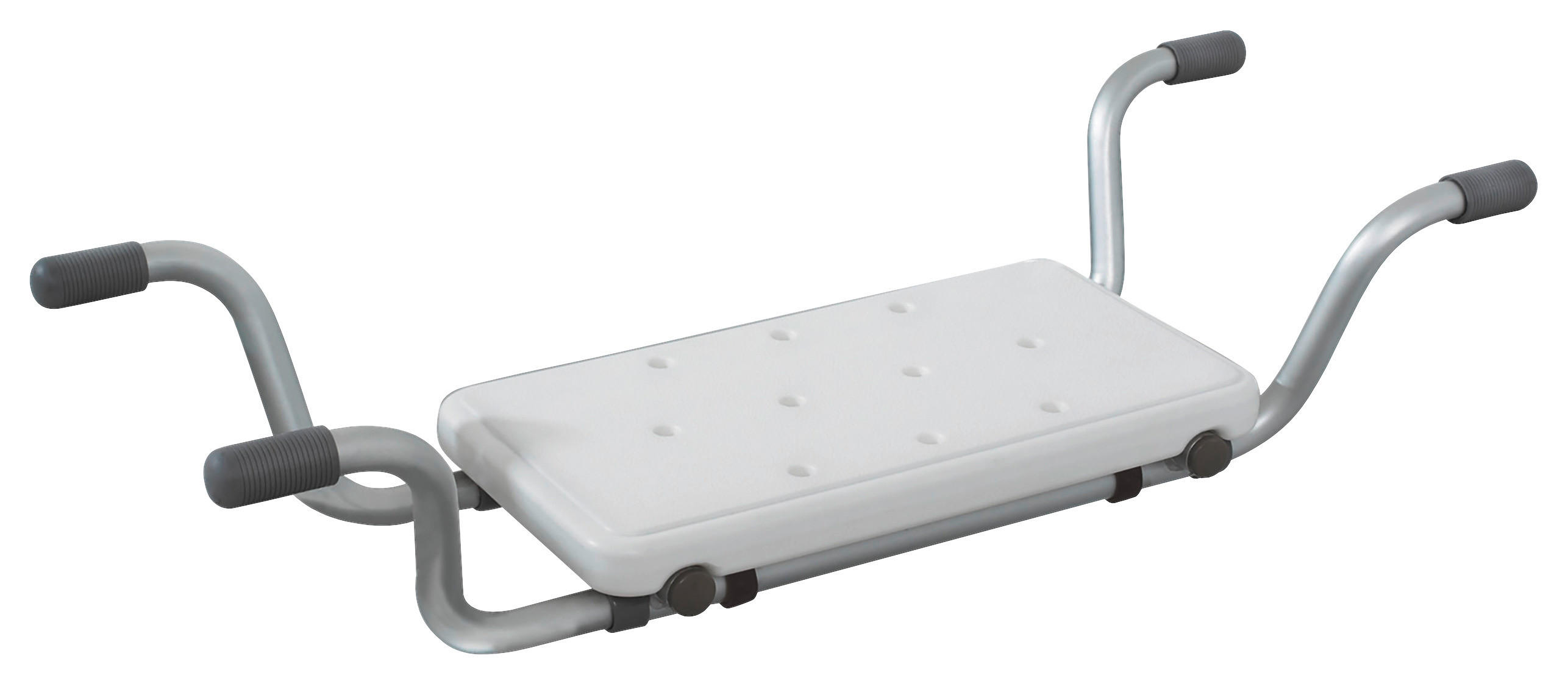 BADEWANNENEINSATZ  - Weiß, Basics, Kunststoff/Metall (78-83/22,3cm)