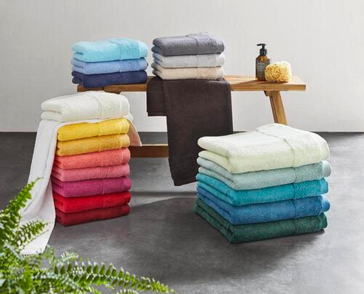 RUČNÍK PRO HOSTY, 30/50 cm, tmavě zelená - tmavě zelená, Natur, textil (30/50cm) - Bio:Vio