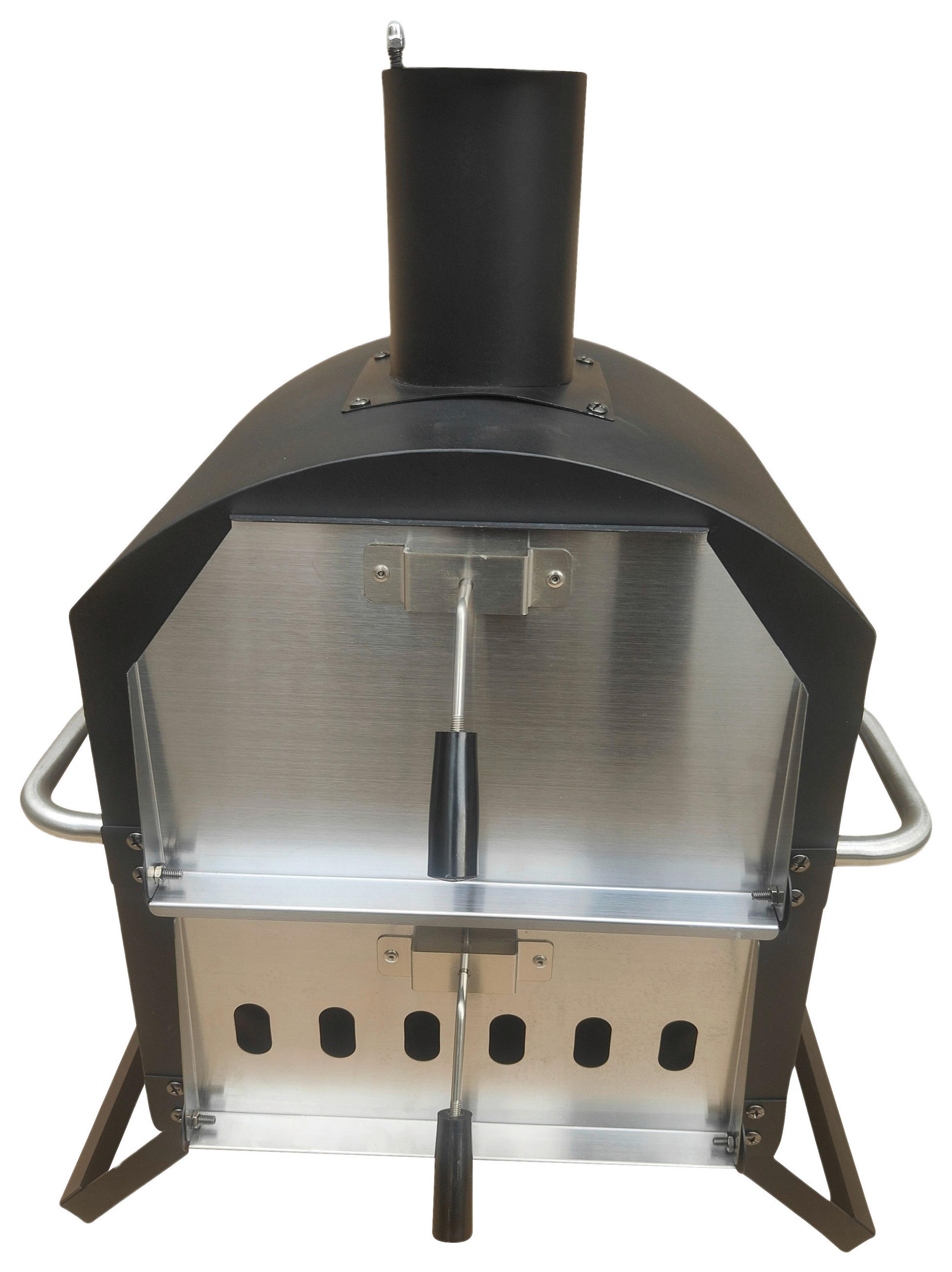 PIZZAOFEN CPO-12363  - Schwarz, KONVENTIONELL, Metall (72/34/31cm) - Ambia Garden