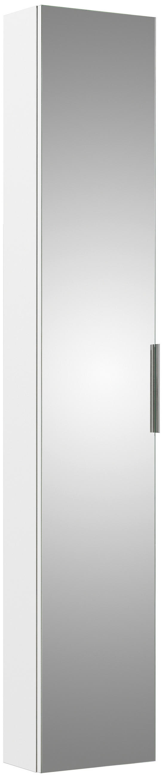 HOCHSCHRANK 30/168/14,9 cm  - Weiß, Design, Glas/Holzwerkstoff (30/168/14,9cm) - Sadena