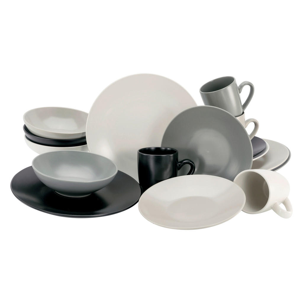 Creatable KOMBINOVANÁ SOUPRAVA, 16dílné, kamenina