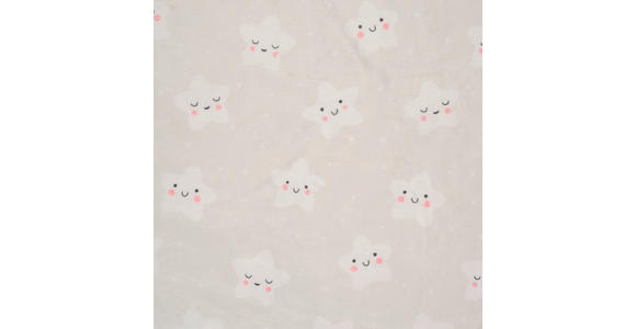 SCHMUSEDECKE FLAUSCHI STERN 75/100 cm - Creme, Basics, Textil (75/100cm) - My Baby Lou