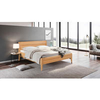 BETT 160/200 cm  in Naturfarben, Kernbuche  - Naturfarben/Kernbuche, MODERN, Holz (160/200cm) - MID.YOU