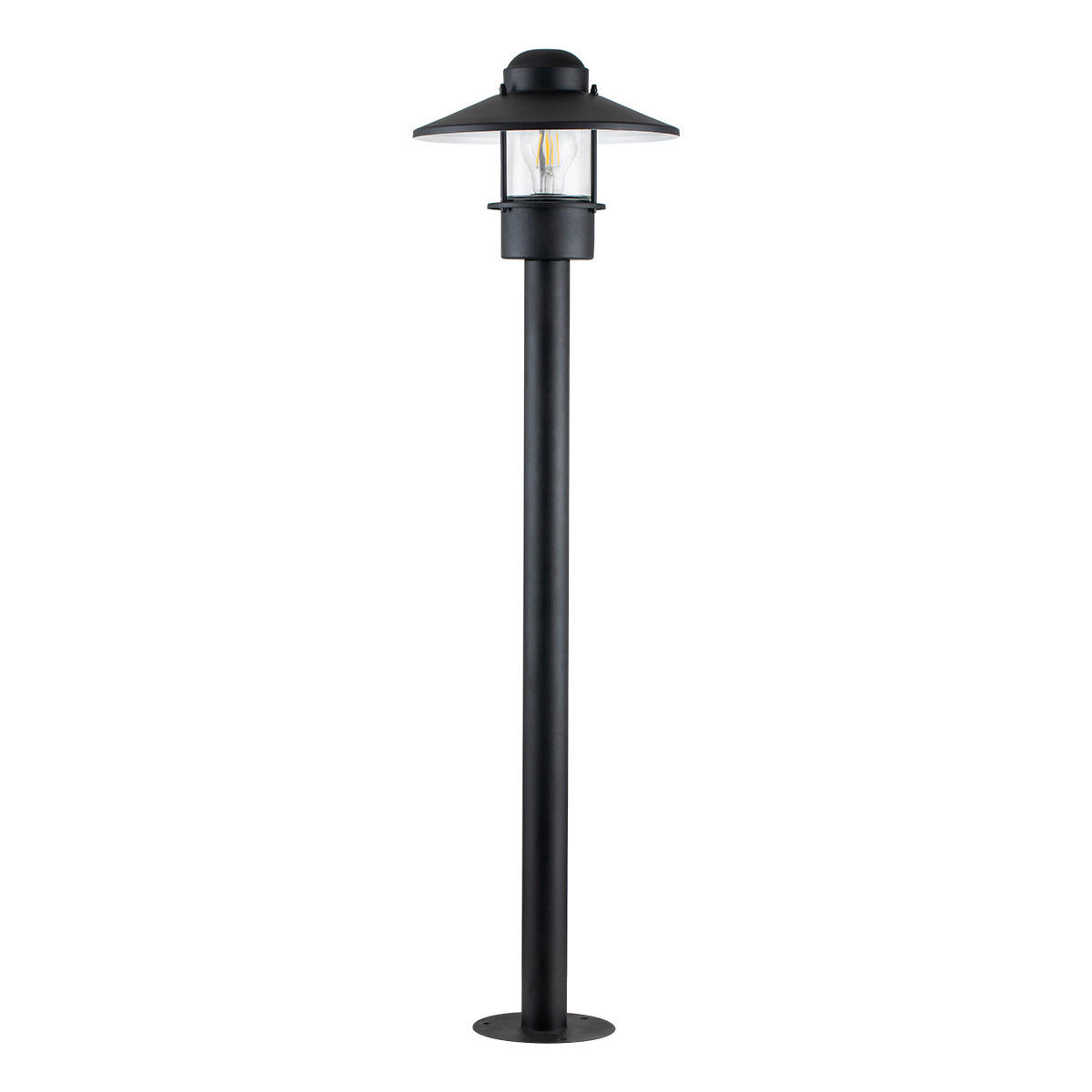 SOCKELLEUCHTE - Schwarz, Konventionell, Glas/Metall (27.5/101.8cm) - Elstead Lighting