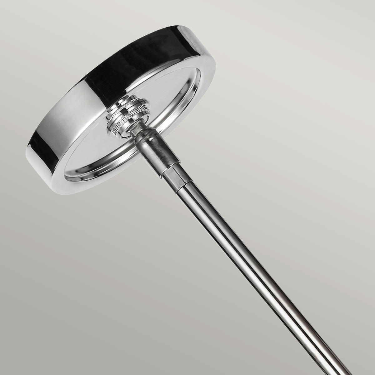 KRONLEUCHTER 53.7/62.1 cm    - Nickelfarben, Konventionell, Glas/Metall (53.7/62.1cm) - Elstead Lighting