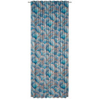 FERTIGVORHANG  blickdicht  140/245 cm   - Blau/Goldfarben, Design, Textil (140/245cm) - Ambiente