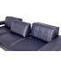 WOHNLANDSCHAFT Echtleder - Blau/Alufarben, Design, Leder (237/295cm) - Joop!