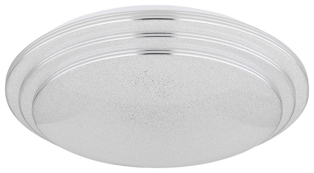 STROPNA LED-SVETILKA   //2700-6500 K/230 V/ - bela/opal, Basics, kovina/umetna masa (40/9,5cm) - Globo