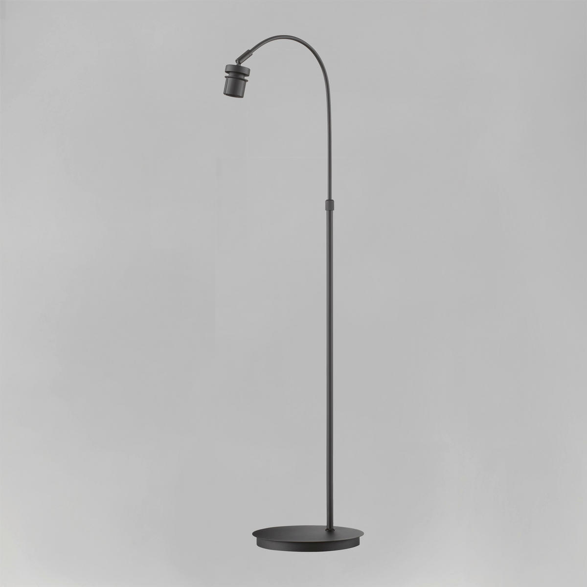 STEHLEUCHTE - Schwarz, Basics, Metall (26-33/105-140cm) - Fischer & Honsel