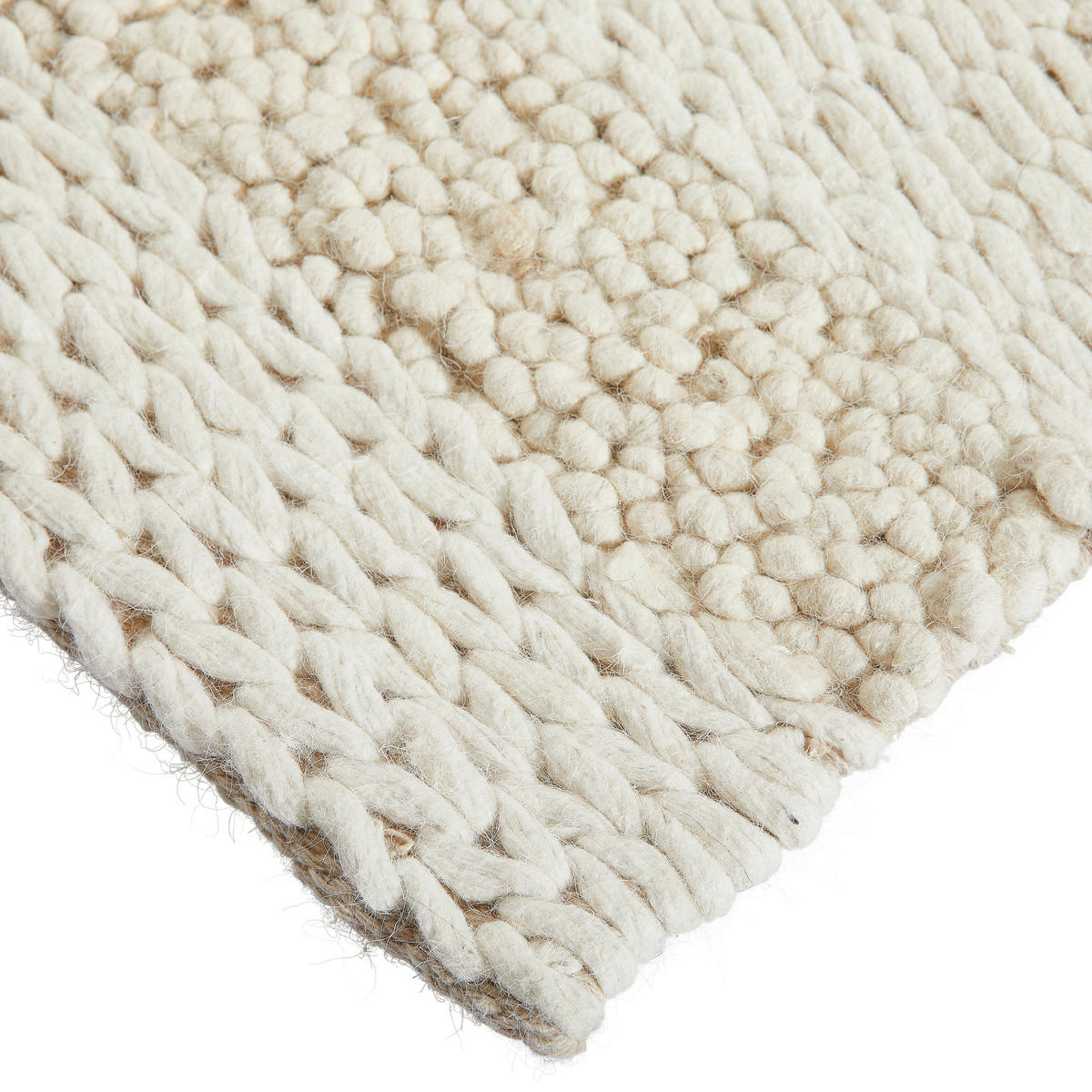 HANDWEBTEPPICH 160/230 cm Nordic Stripes Creme  - Creme, Natur, Textil (160/230cm) - Linea Natura