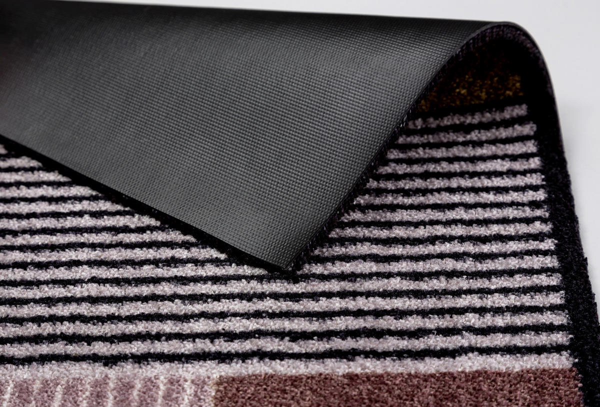 FUßMATTE  67/100 cm  Braun, Rosa, Rot, Schwarz, Rotbraun  - Rotbraun/Rot, KONVENTIONELL, Textil (67/100cm) - Schöner Wohnen