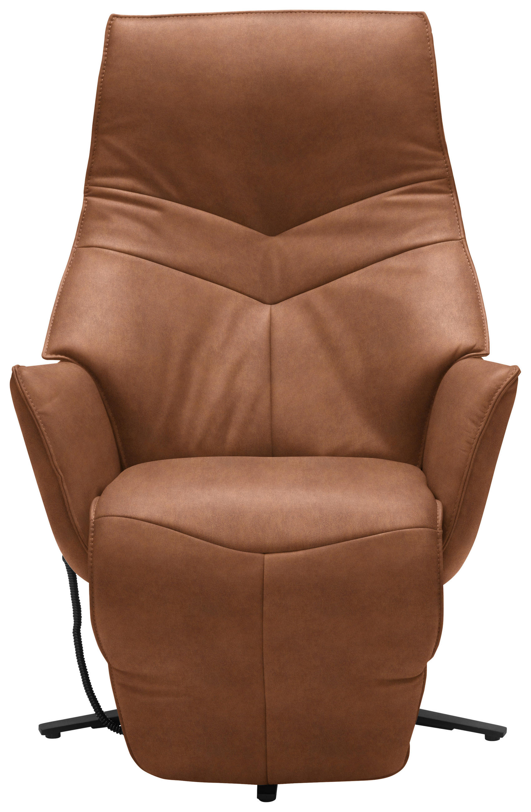 RELAXSESSEL in Textil Hellbraun  - Hellbraun/Anthrazit, Design, Textil/Metall (74/113/84cm) - Himolla
