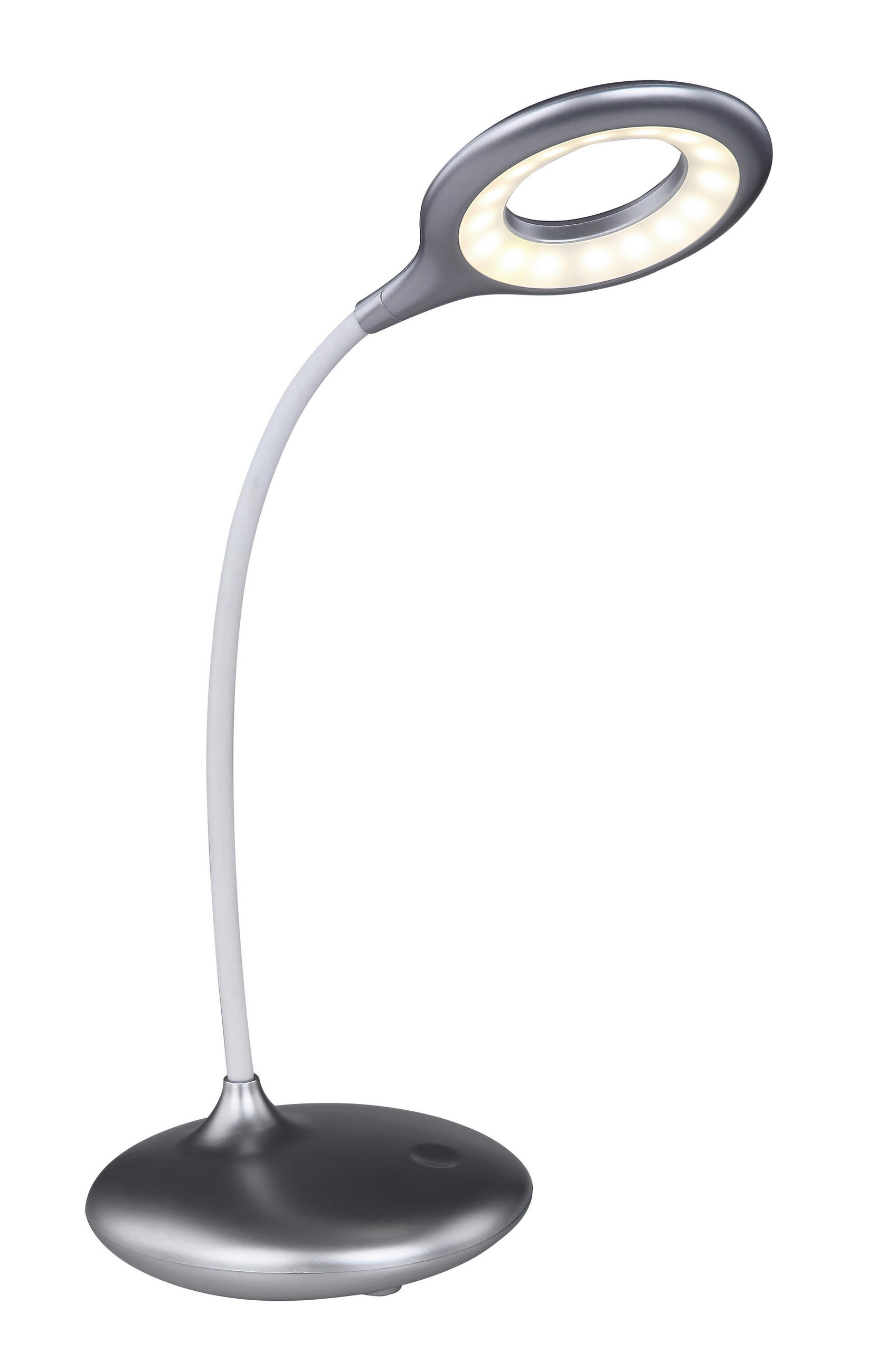 NAMIZNA LED-SVETILKA - bela/srebrna, Basics, umetna masa (40/12,5/49cm)