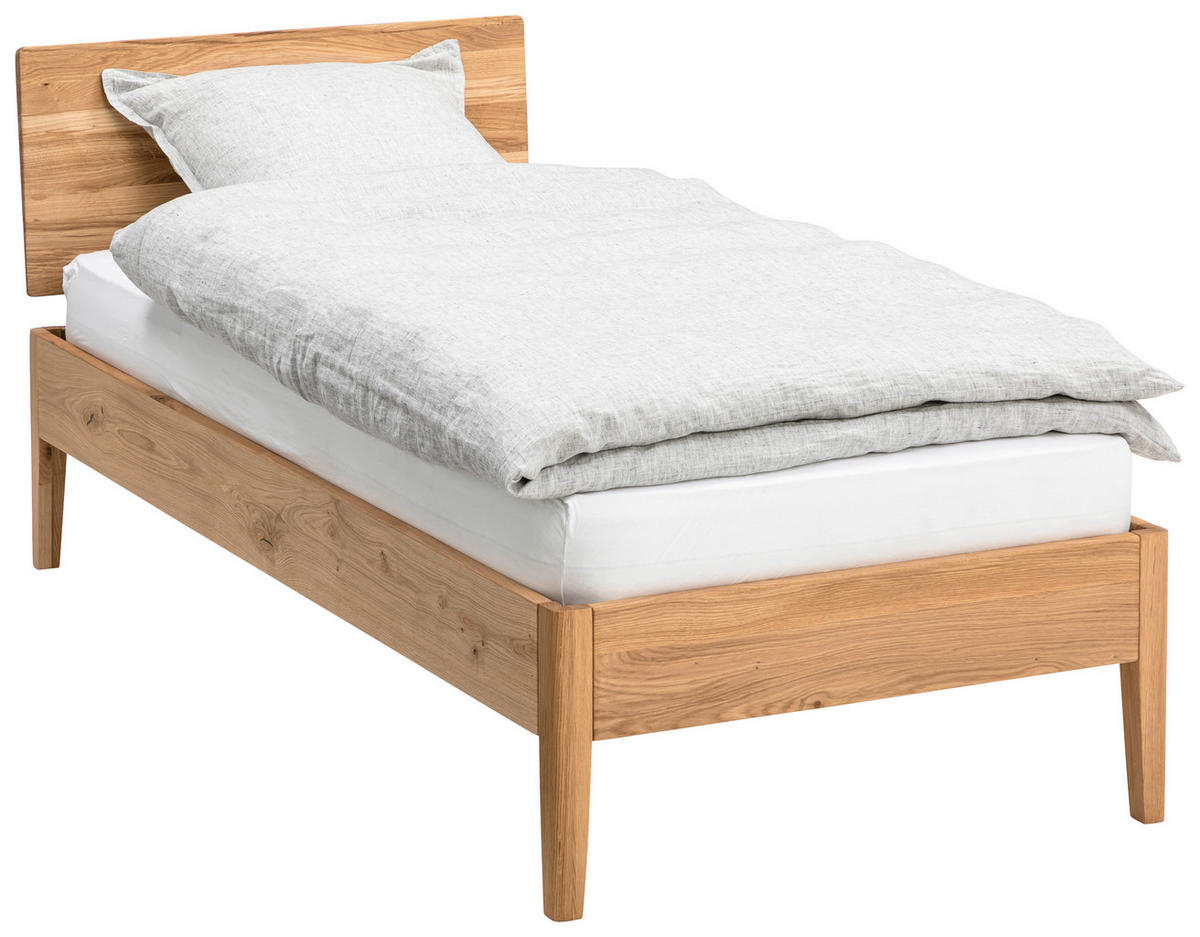 BETT 90/200 cm  in Eichefarben  - Eichefarben, Natur, Holz (90/200cm) - Boxxx