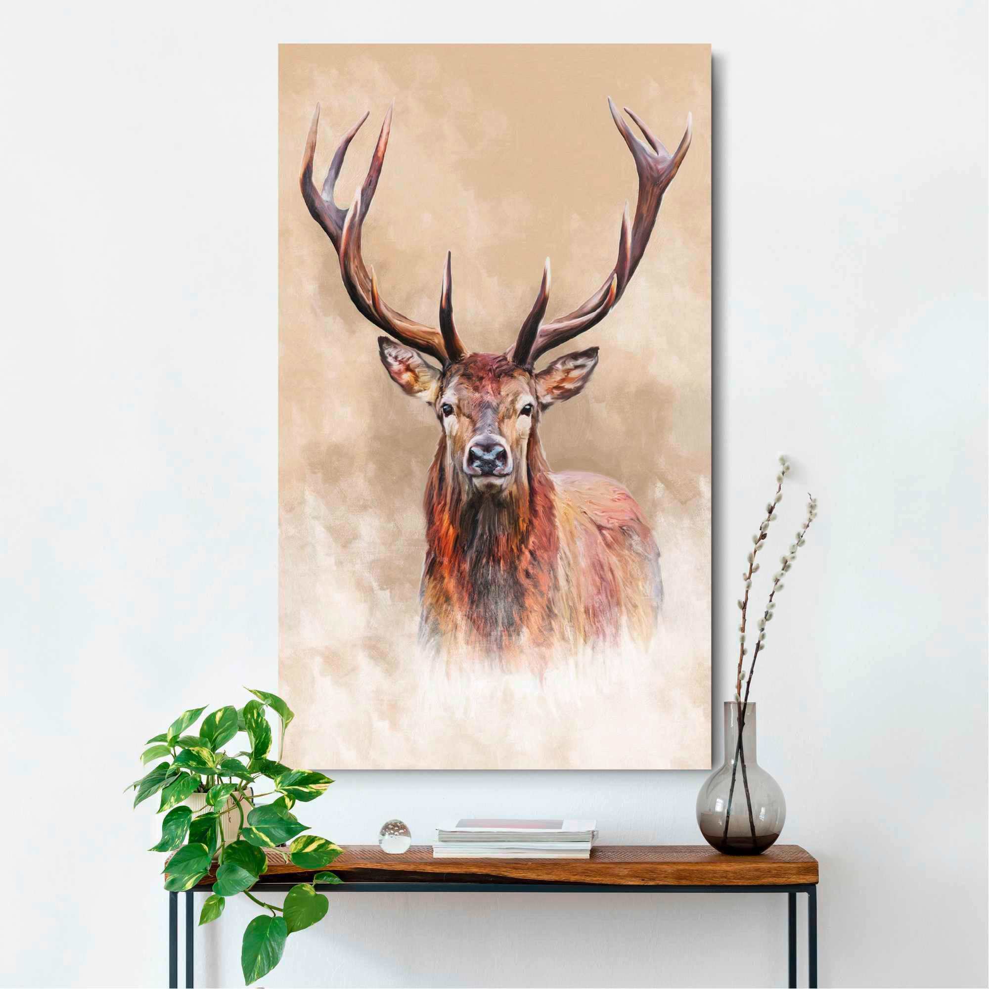 BILD Tiere  - Beige, Basics, Holz (70/118/2cm) - Reinders!