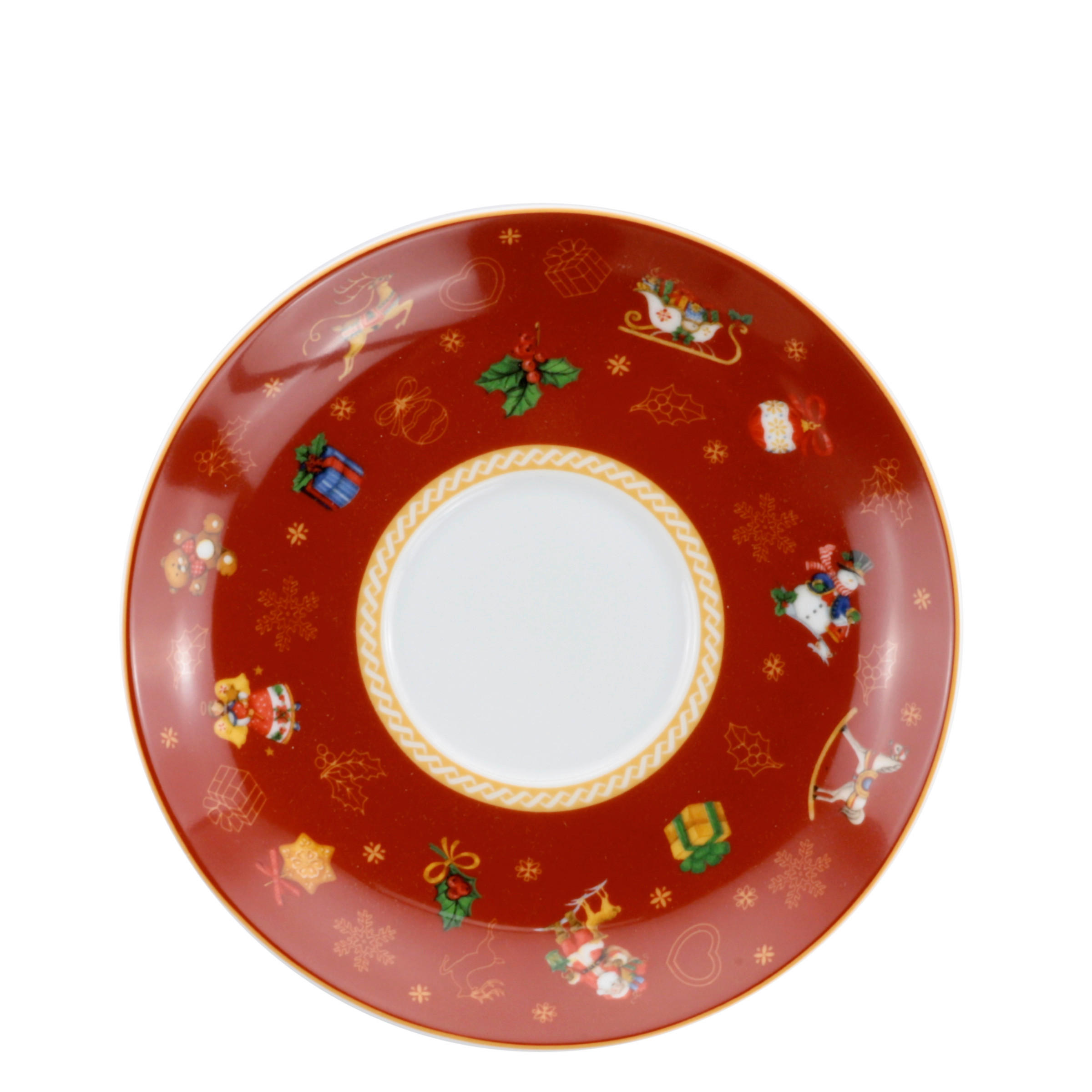 FARFURIOARĂ 17,5 cm  - roșu, Konventionell, ceramică (17,5cm) - X-Mas