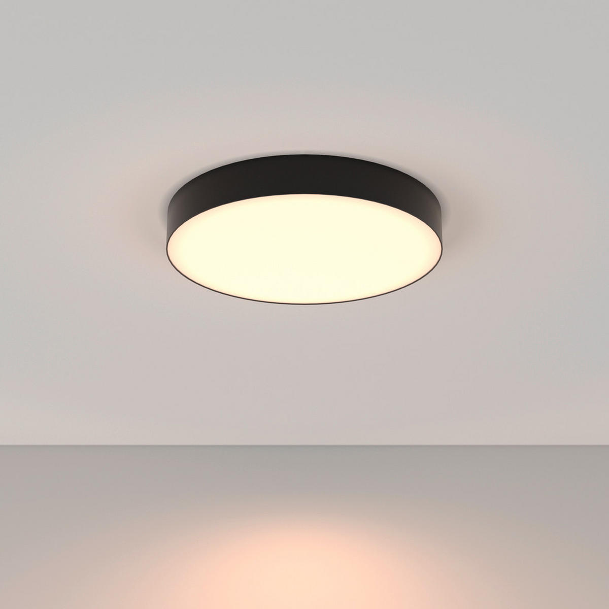 DECKENLEUCHTE  40/6 cm    - Schwarz, Modern, Metall (40/6cm) - MAYTONI