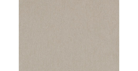 HOCKER in Textil Creme  - Silberfarben/Creme, Design, Textil/Metall (137/43/74cm) - Cantus