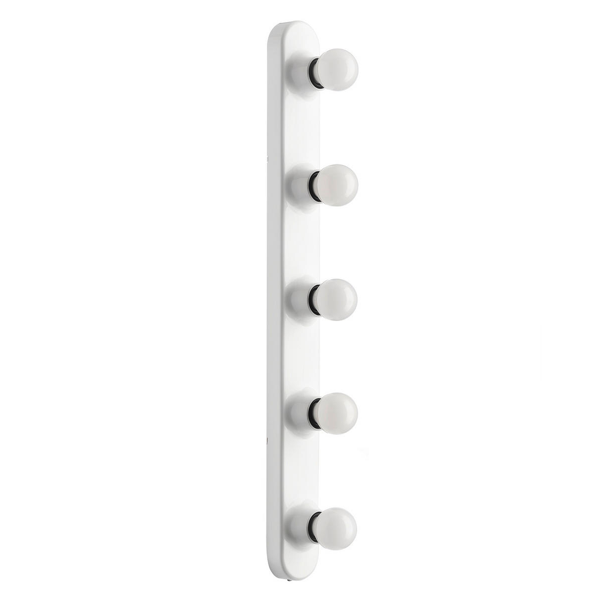 SPIEGELLEUCHTE 5/5/60 cm   - Weiß, KONVENTIONELL, Kunststoff (5/5/60cm)