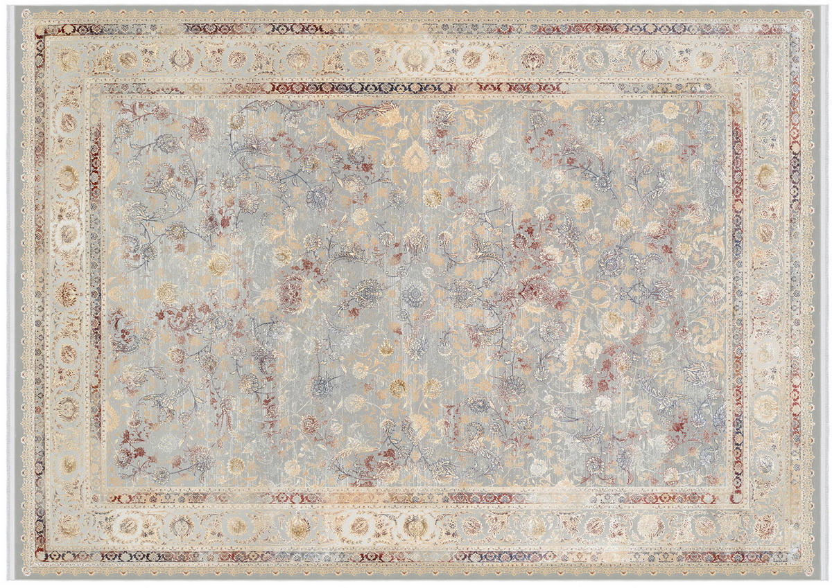 WEBTEPPICH 160/230 cm Krypton Grau, Multicolor  - Multicolor/Grau, Design, Textil (160/230cm) - Dieter Knoll