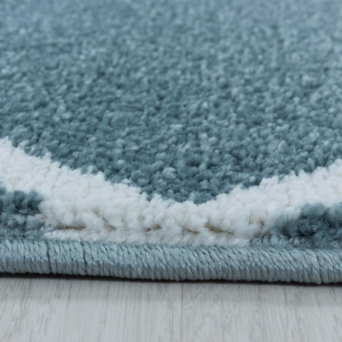 HOCHFLORTEPPICH 80/150 cm Rio 4601 blau Blau  - Blau, Basics, Textil (80/150cm)