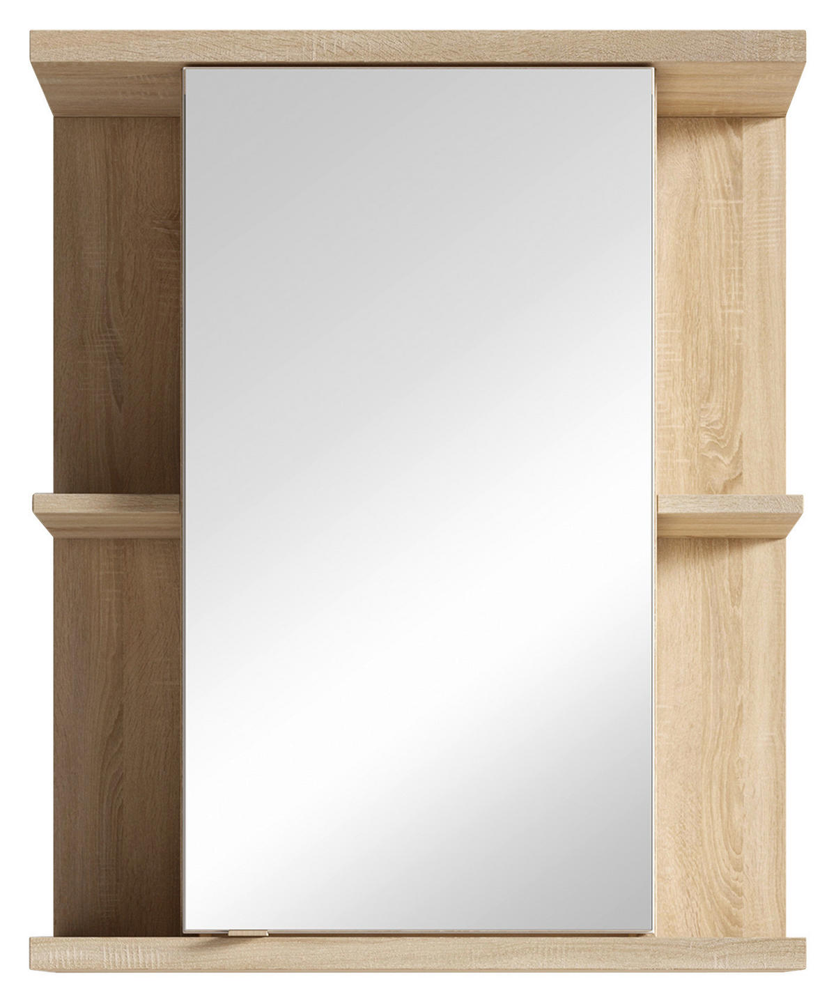 SPIEGELSCHRANK 60/70/25 cm  - Chromfarben/Sonoma Eiche, MODERN, Glas/Holzwerkstoff (60/70/25cm) - MID.YOU