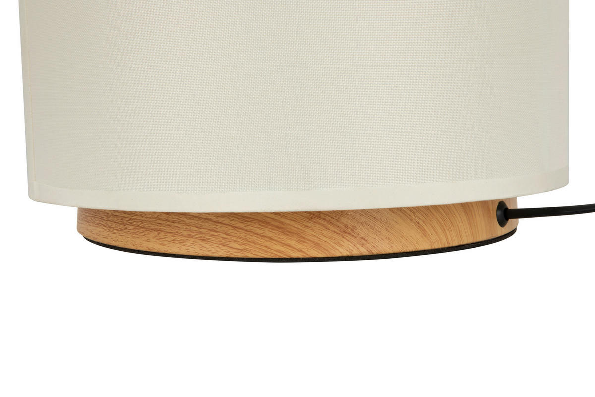 STEHLEUCHTE 30/83 cm    - Weiß, Design, Kunststoff/Textil (30/83cm) - Collet's Monde