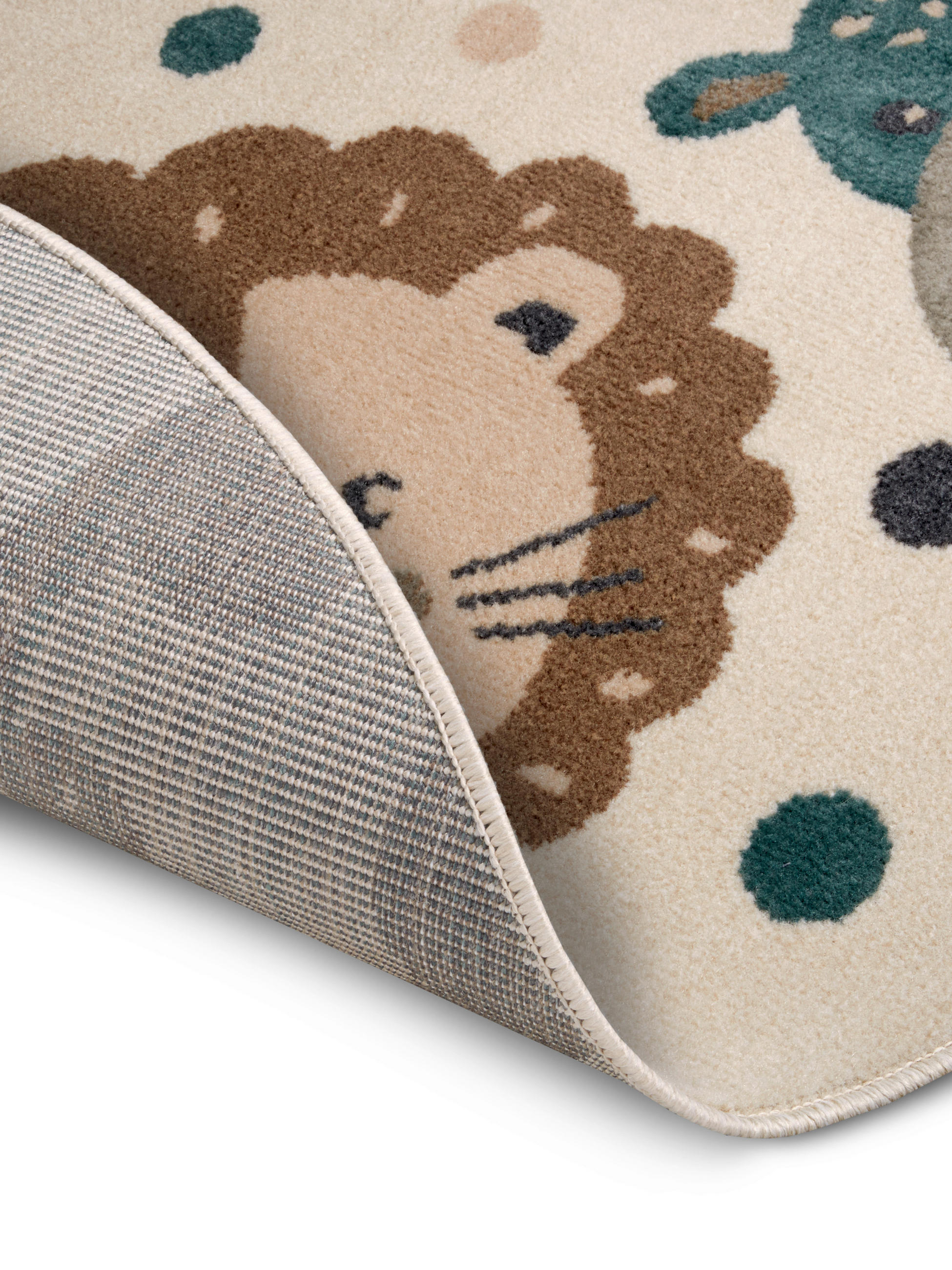 KINDERTEPPICH 100 cm Adventures  - Beige/Multicolor, Design, Kunststoff/Textil (100cm)