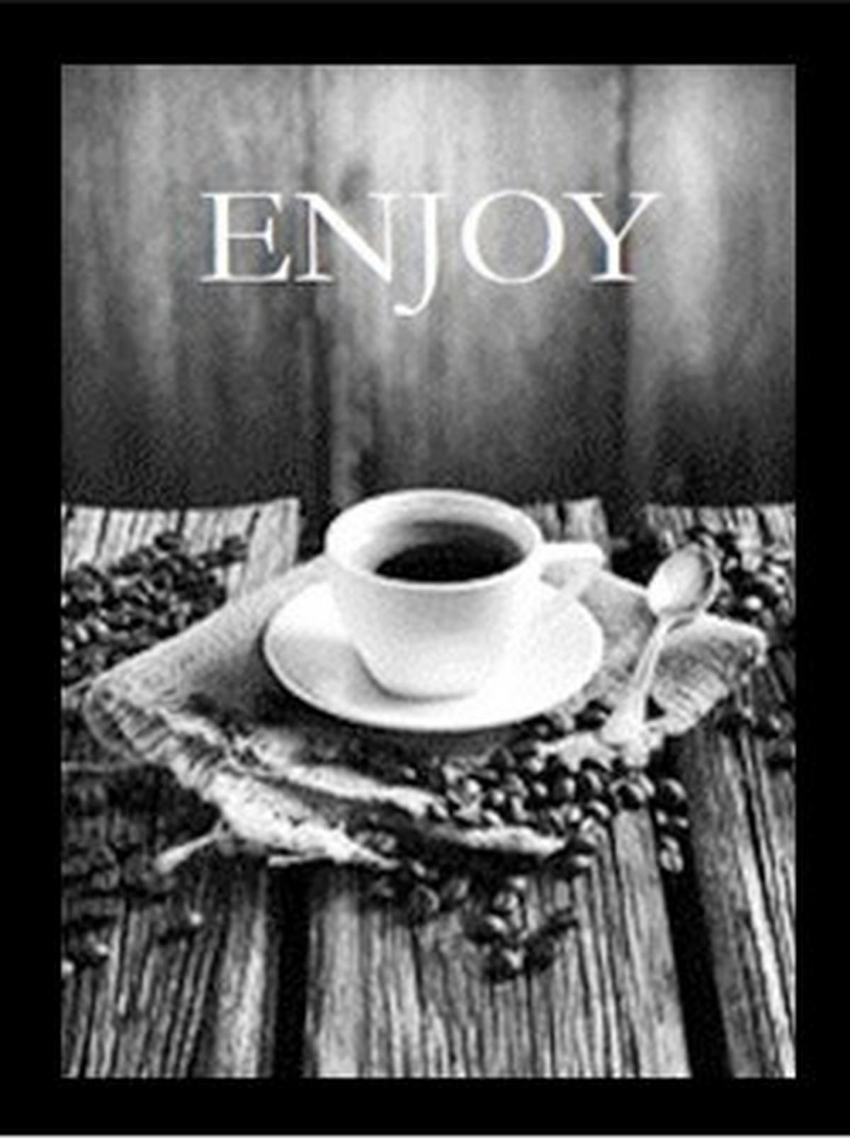 BILD Kaffee  - Multicolor, Basics, Textil (30/40/1.5cm) - Euroart