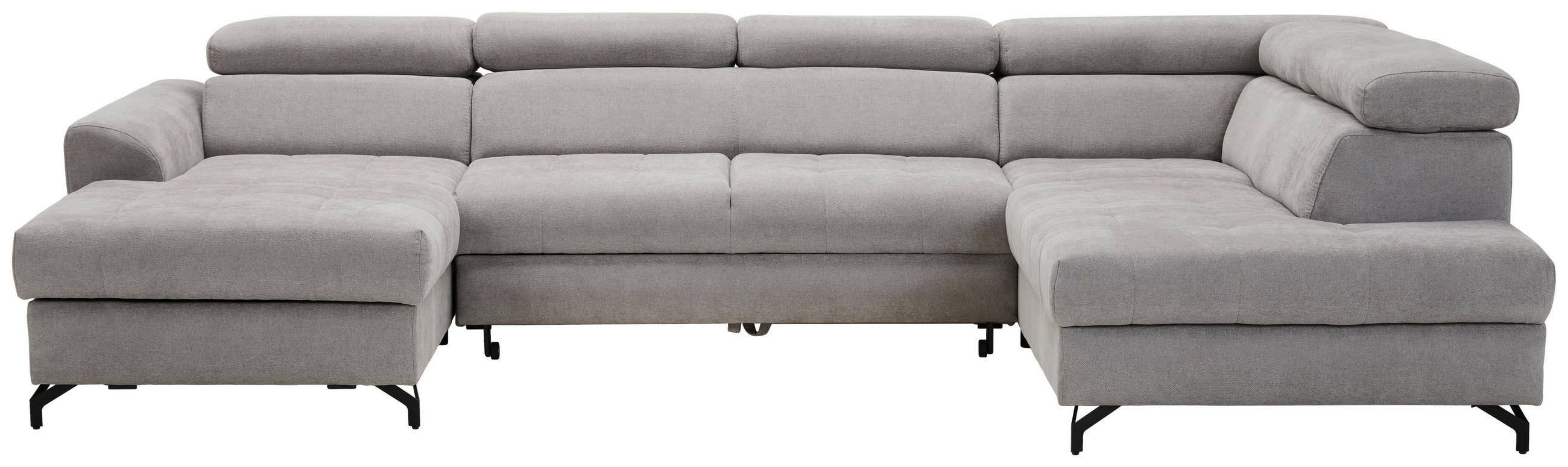Stylife Wohnlandschaft Hellgrau 327x203 cm