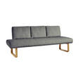 SITZBANK 209/92/78 cm  in Beige  - Eichefarben/Beige, Design, Holz/Textil (209/92/78cm) - Dieter Knoll