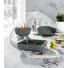 KASSEROLLE 1,48 L - Klar/Dunkelgrau, Basics (21,8/18,7cm) - Homeware