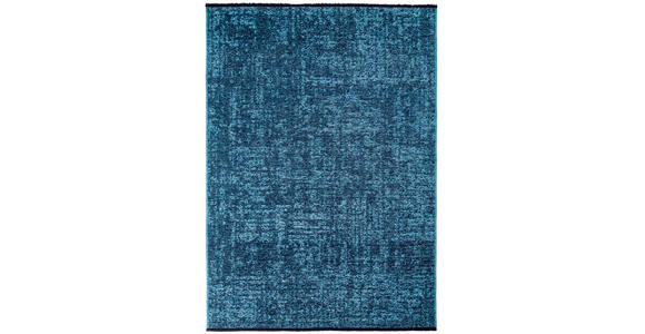 FLACHWEBETEPPICH 80/150 cm Space Blau  - Blau, KONVENTIONELL, Textil (80/150cm) - Novel