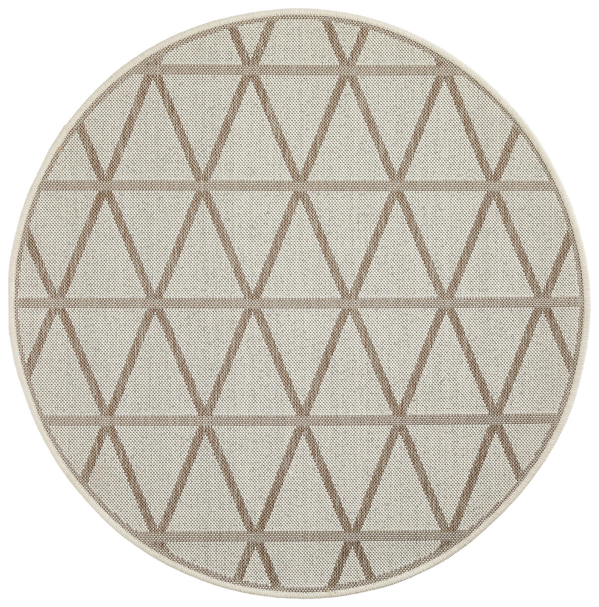 OUTDOORTEPPICH 120 cm Creme, Beige  - Beige/Creme, Design, Naturmaterialien/Textil (120cm) - Novel