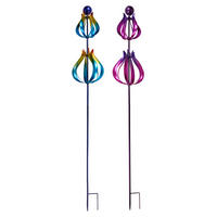 SZÉLKERÉK - lila/kék, Lifestyle, fém (20,5/128,5/18cm)