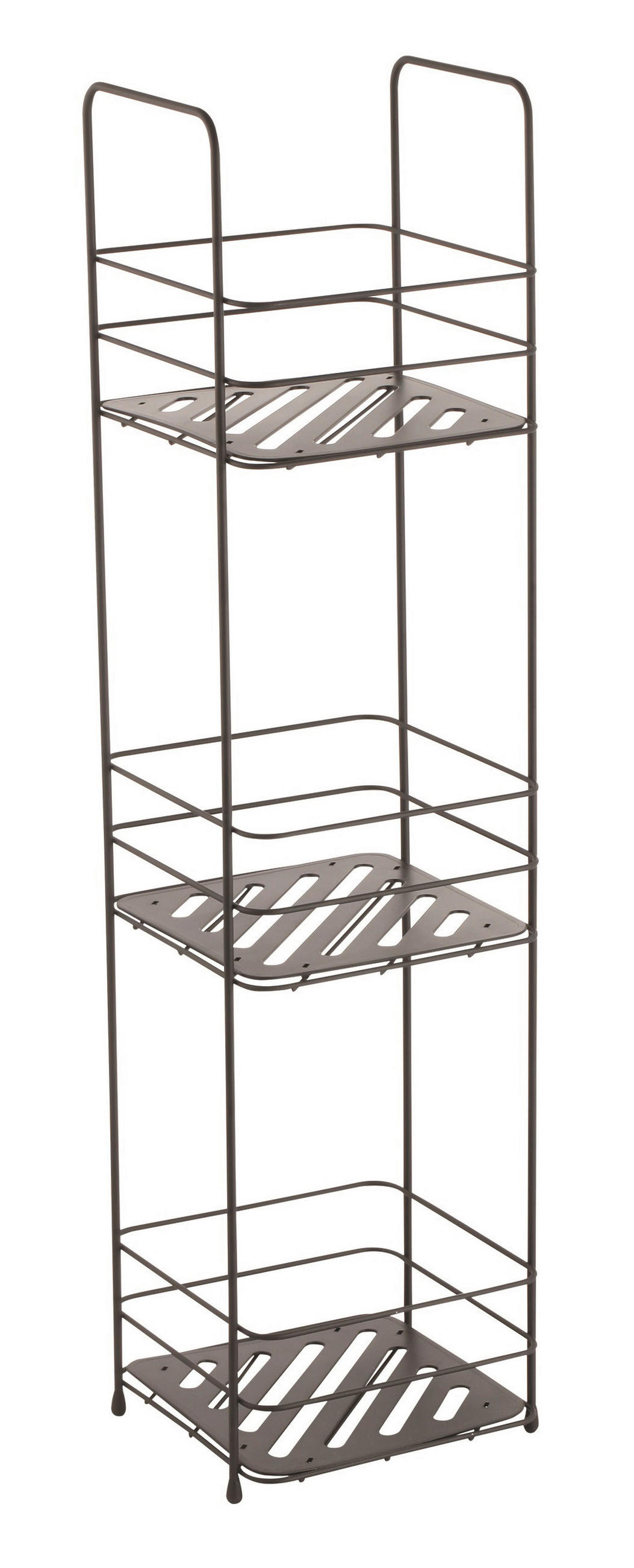 REGAL Schwarz  - Schwarz, KONVENTIONELL, Metall (16,5/15,5/63cm) - Spirella