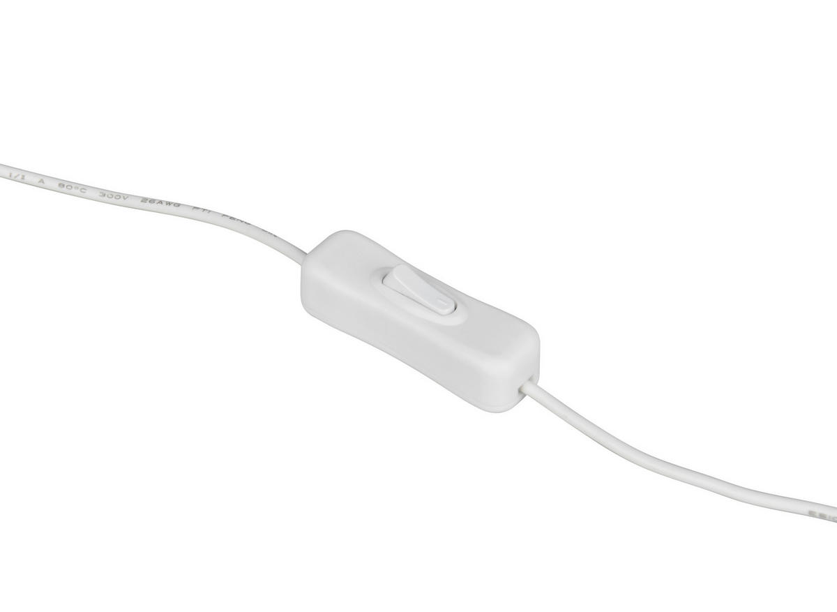 LED-TISCHLEUCHTE Querido  - Transparent/Weiß, LIFESTYLE, Kunststoff (14,5/14,5/5cm)