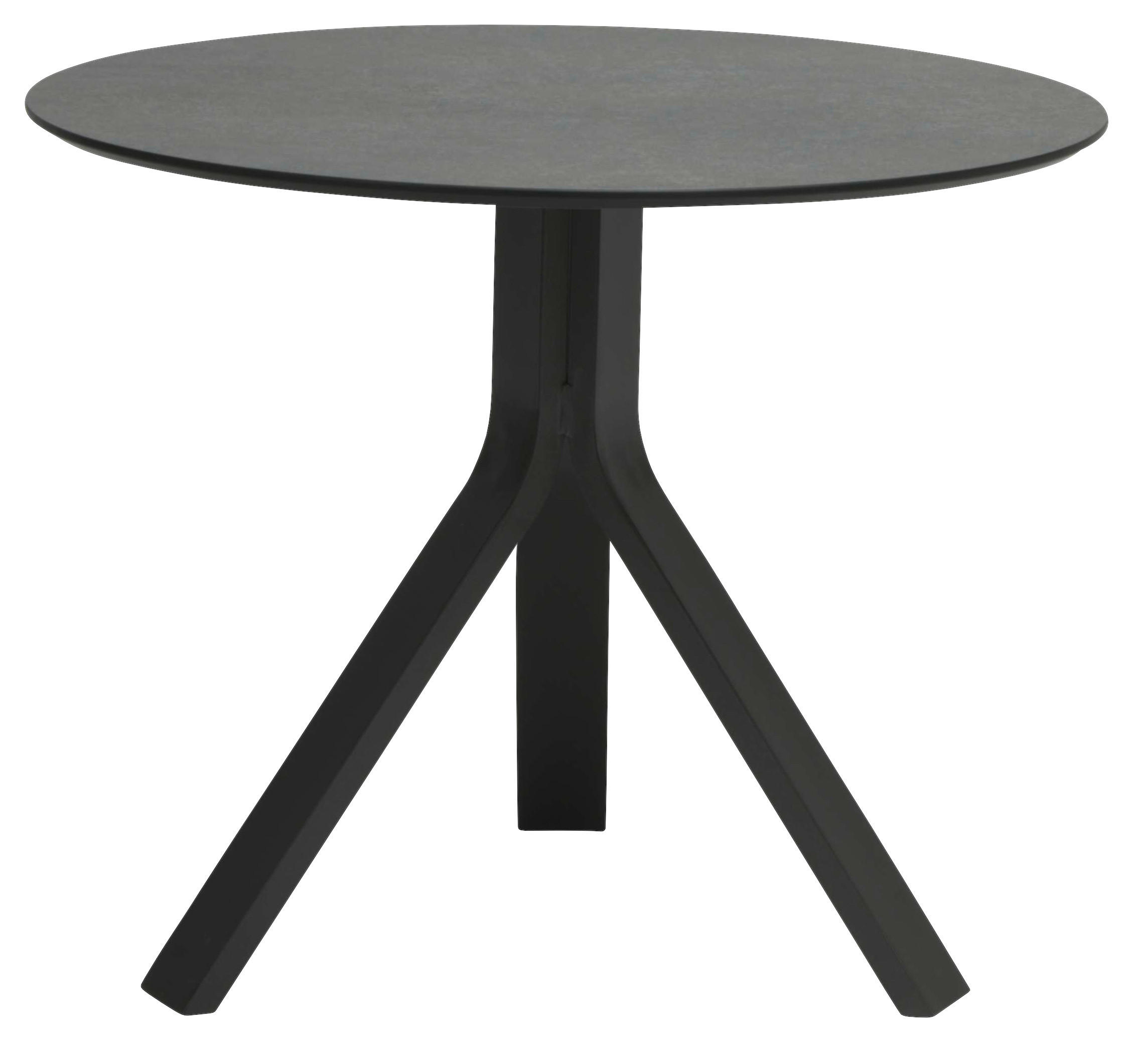 GARTENBEISTELLTISCH 65/65/53 cm Metall, Kunststoff  - Anthrazit/Grau, Design, Kunststoff/Metall (65/65/53cm) - Stern