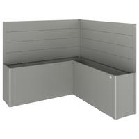 SICHTSCHUTZ ohne Hochbeet - Grau, Basics, Metall (201/91/201cm) - Biohort