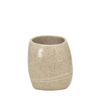 FOGKEFETARTÓ POHÁR műanyag  - homokszínű, Basics, műanyag (8,5/9,5cm) - Kleine Wolke