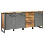 SIDEBOARD  207/88/42 cm 3 Schublade(n)  - Anthrazit/Grau, KONVENTIONELL, Holzwerkstoff/Kunststoff (207/88/42cm) - Hom`in