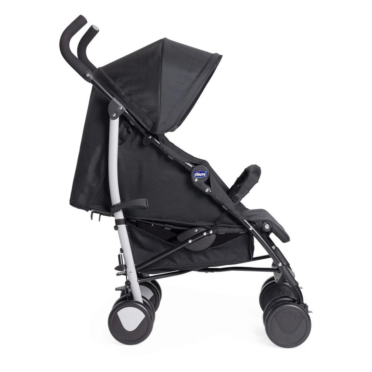 BUGGY Echo Lite  - Schwarz, Basics, Textil/Metall (47/106/84cm) - Chicco