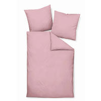 BETTWÄSCHE Seersucker 155/220 cm  - Dunkelrosa/Rosa, Basics, Textil (155/220cm) - Janine