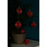 CHRISTBAUMKUGEL-SET 6-teilig Rot - Rot, Kunststoff (8cm) CHRISTBAUMKUGEL-SET 6-teilig Rot - Rot, Kunststoff (8cm)
